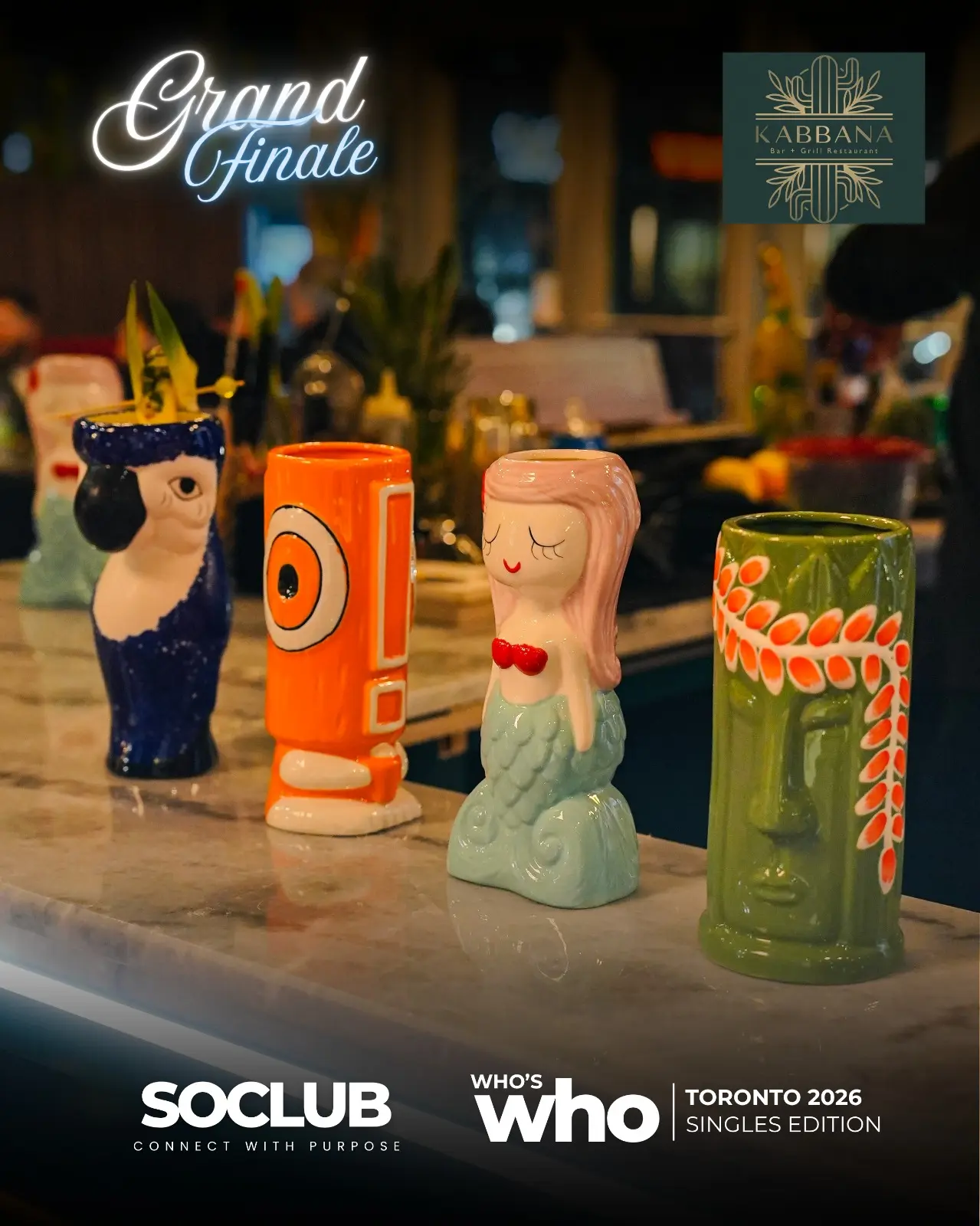 Presentation of signature cocktails planned for the Grand Finale